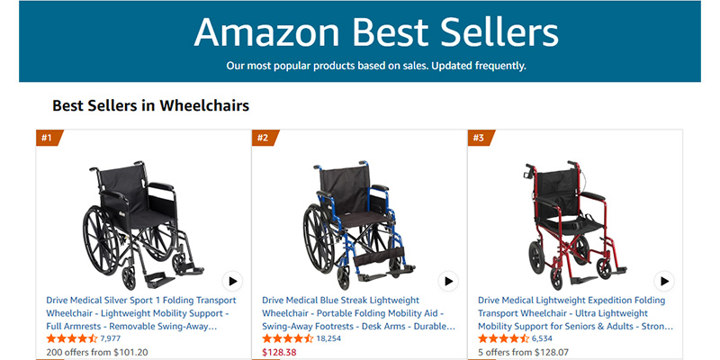 Best sellers wheelchair