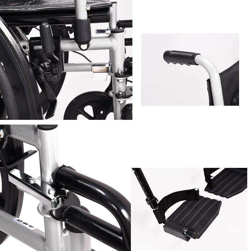 Stylish Lightweight Aluminum Wheelchair (5)